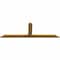 Ekena Millwork Portland Rough Sawn Timber Gable Bracket, Western Red Cedar, 96"W x 32"H x 2"D x 6"F, 8/12 Pitch GBW096X32X0206POR00RWR - alternate 4